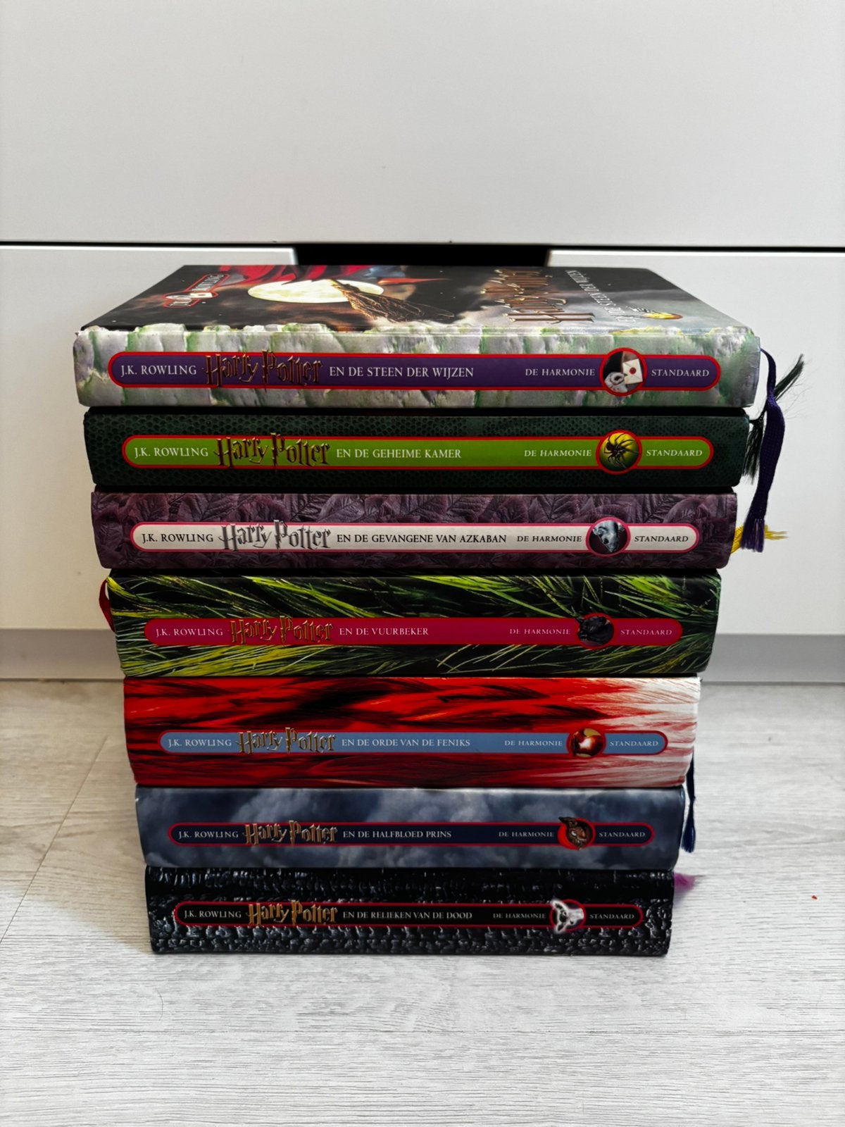 Complete Harry Potter Boekenset (7 delen) hardcover, Ophalen of Verzenden, Zo goed als nieuw