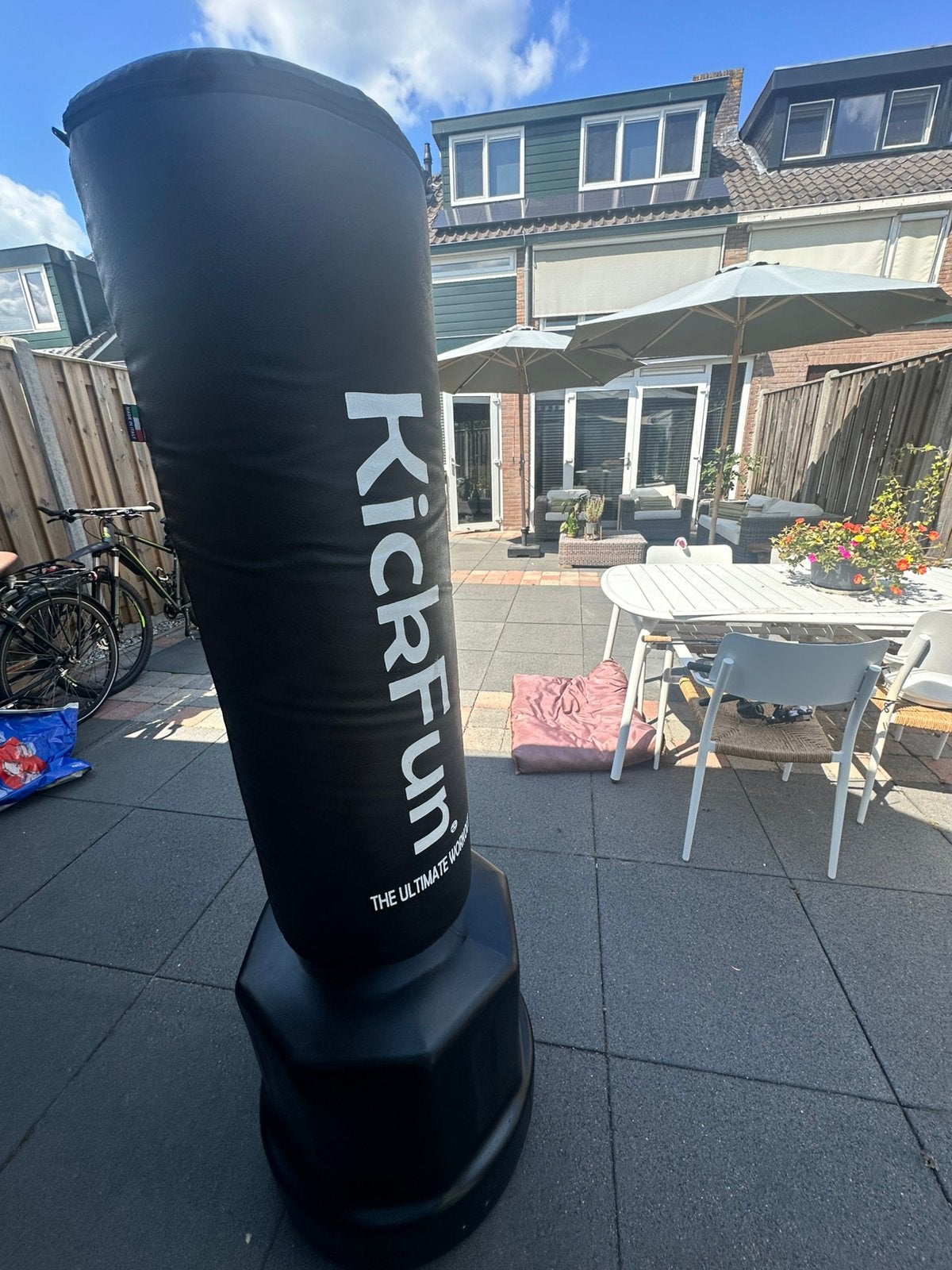 Bokspaal - Boxzak, Ophalen, Zo goed als nieuw, Bokszak