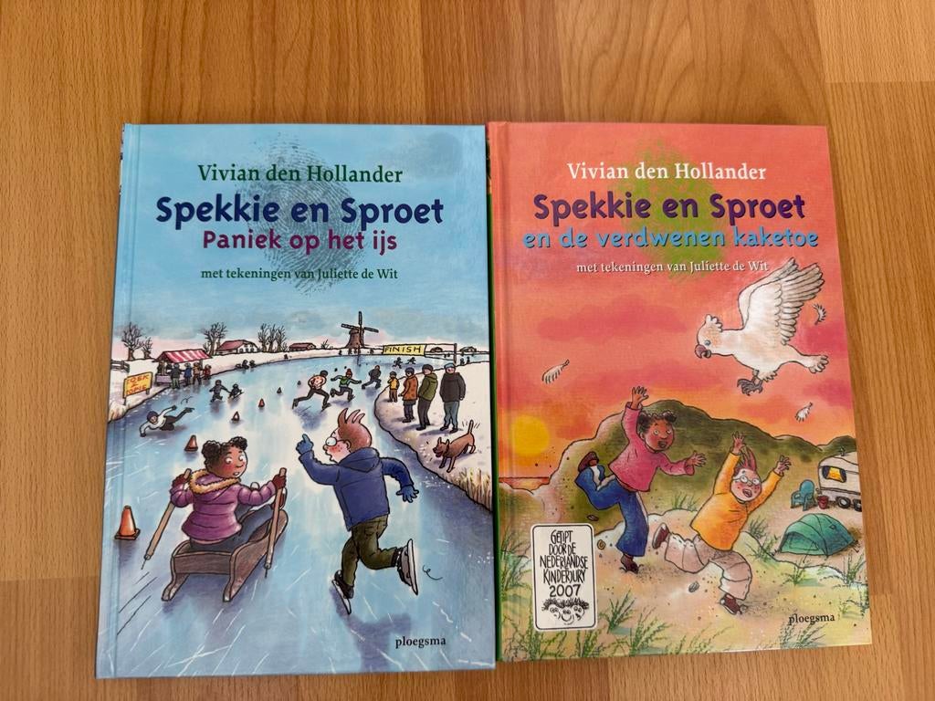 Spekkie en Sproet - Paniek op het ijs & De verdwenen kaketoe, Ophalen of Verzenden, Gelezen, Fictie algemeen