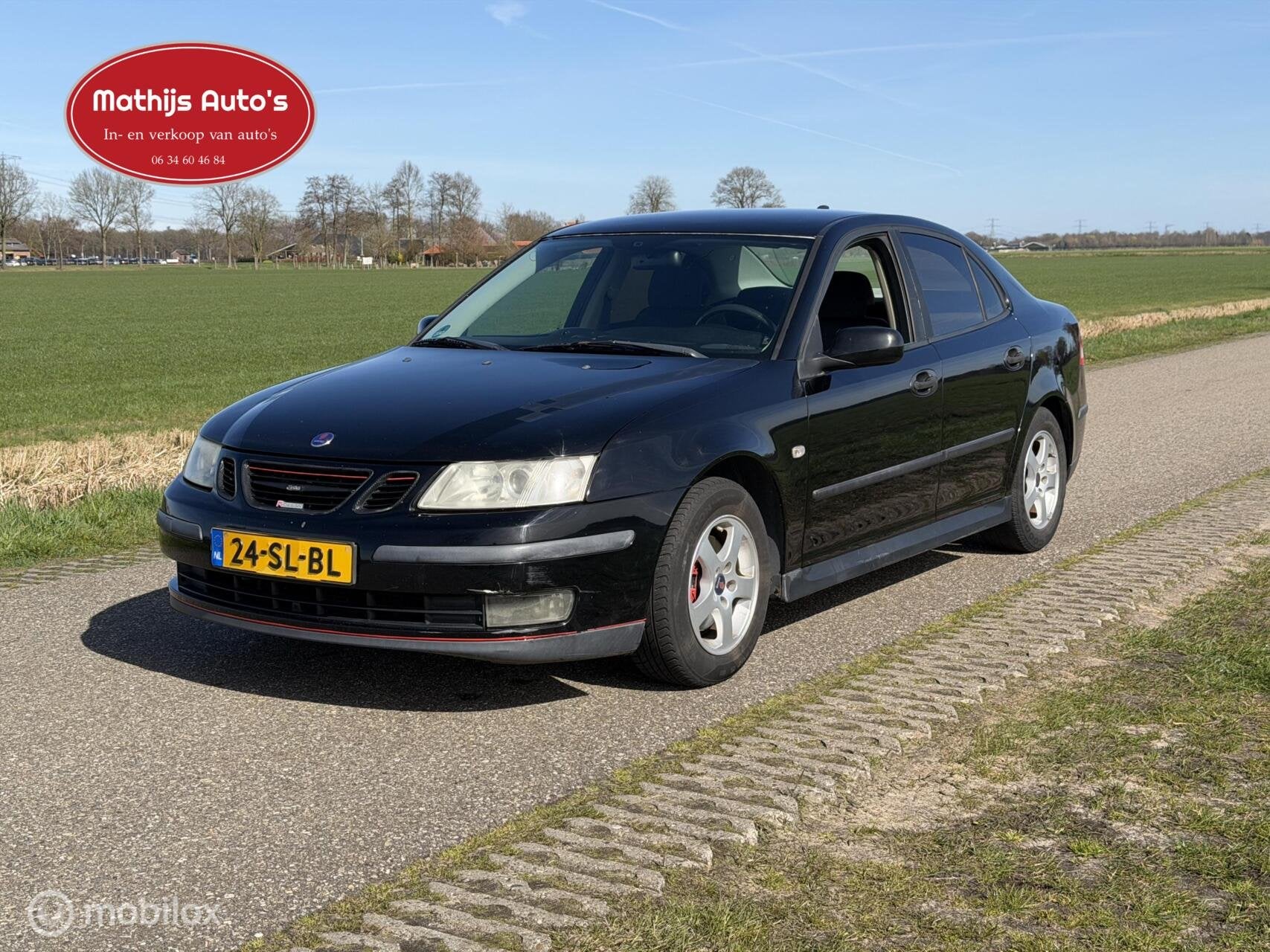 Saab 9-3 Sport Sedan 1.8 Linear Business, Auto's, Stof, 1340 kg, 4 cilinders, 1796 cc