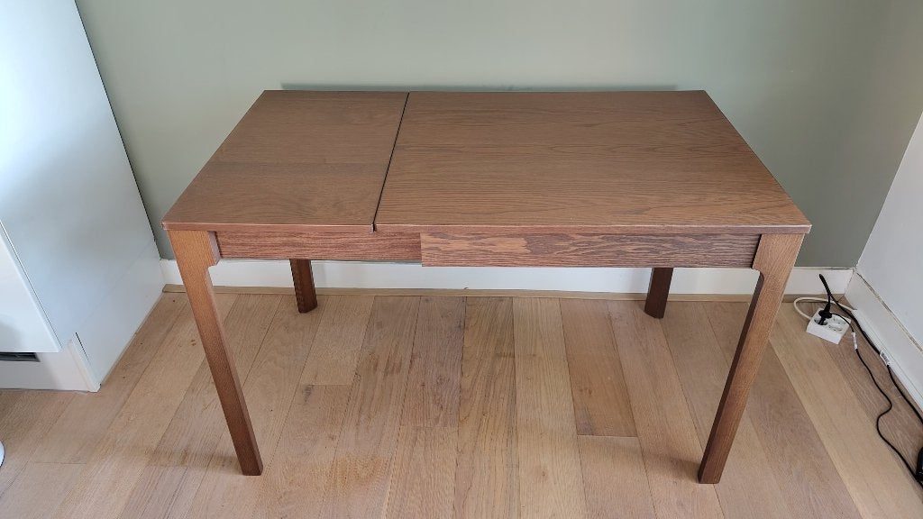 Ikea Ekedalen tafel uitschuifbaar, Ophalen, Gebruikt, 100 tot 150 cm, 50 tot 100 cm