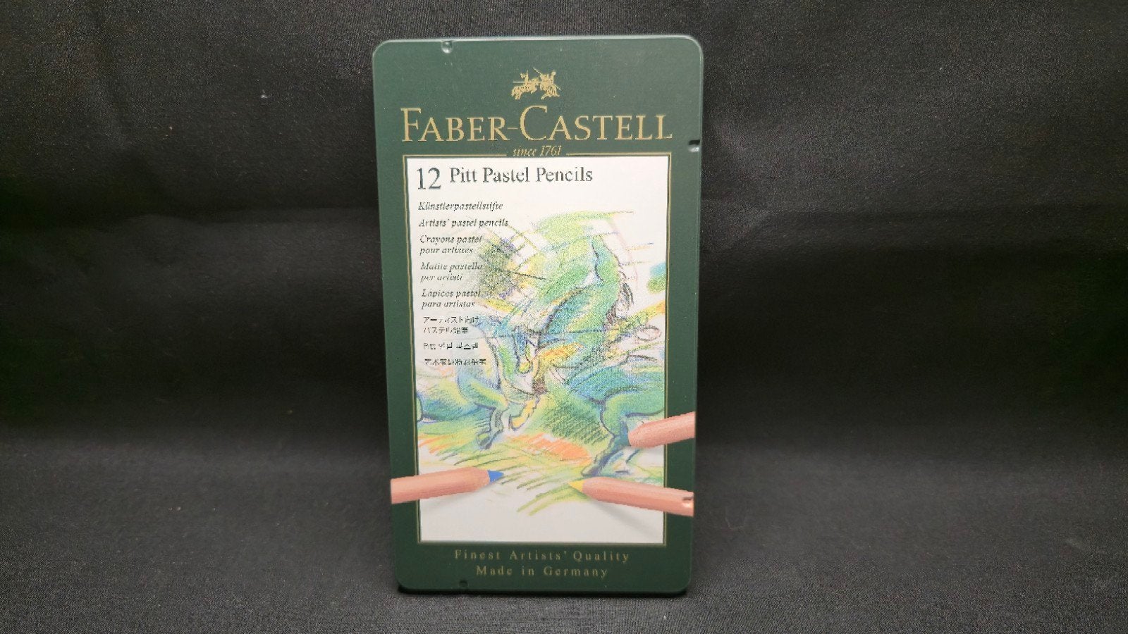 Faber-Castell 12 Pitt Pastel Potloden in Blik, Ophalen of Verzenden, Nieuw, Potlood of Stift