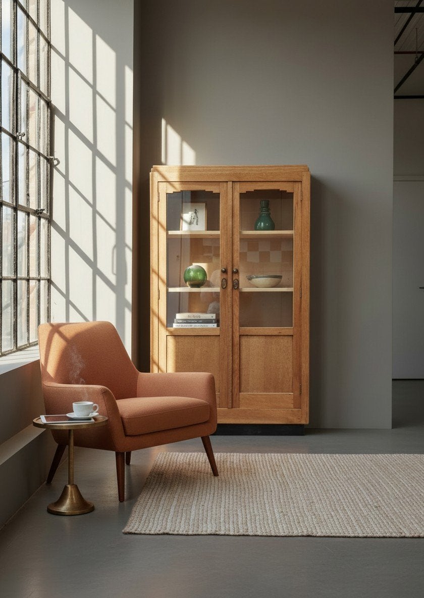Art deco kastje antiek boekenkastje ., Antiek en Kunst, Antiek | Meubels | Kasten, Ophalen