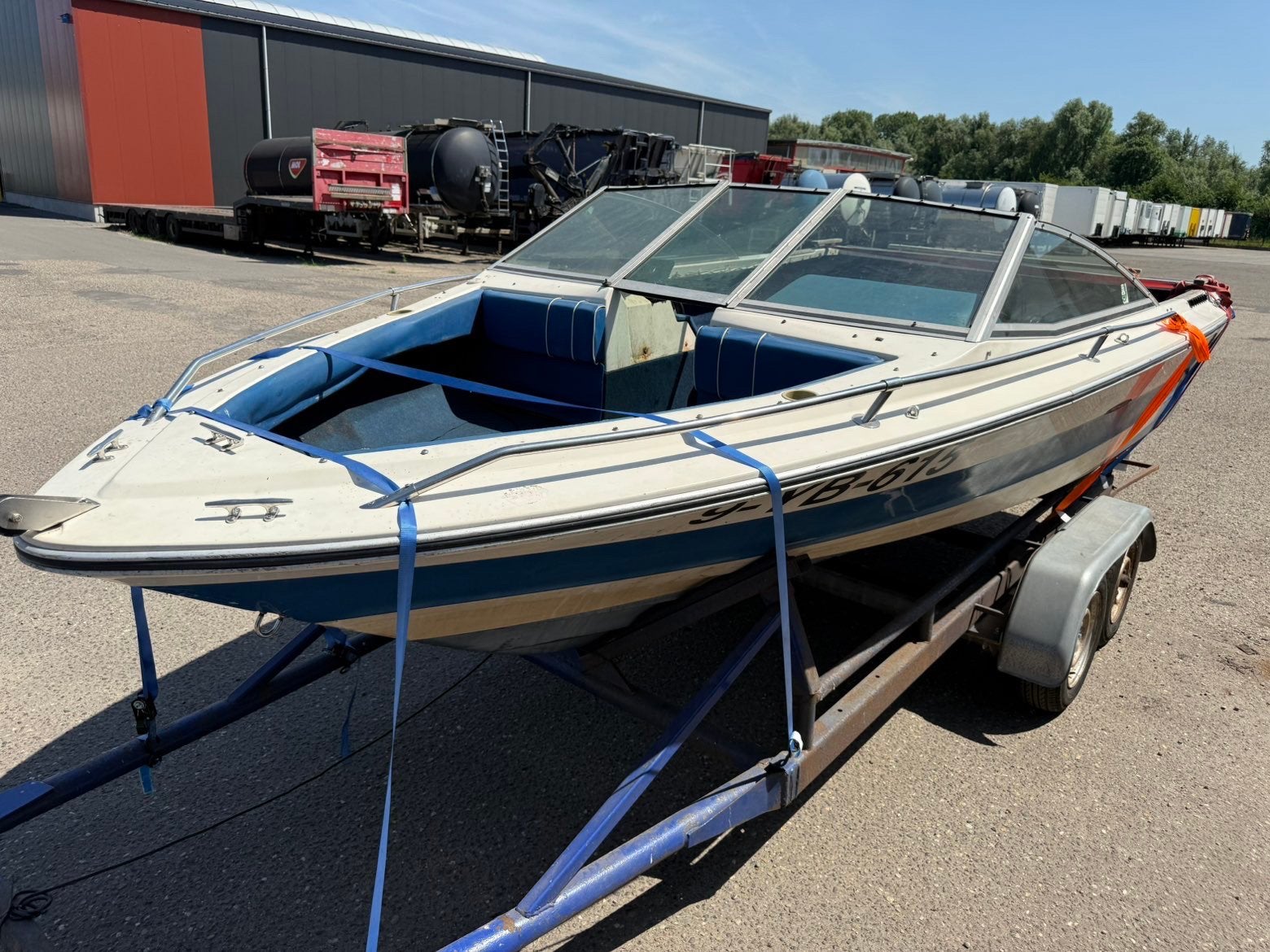 Bowrider v8 340PK, Ophalen, Gebruikt, Binnenboordmotor, 340 pk