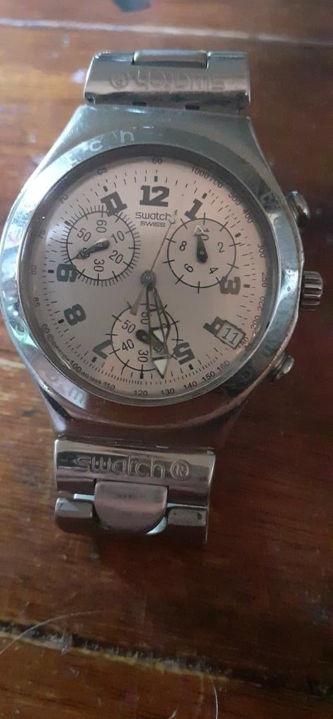 Vintage Swatch horloge in prima staat, Staal, Staal, Polshorloge, Swatch