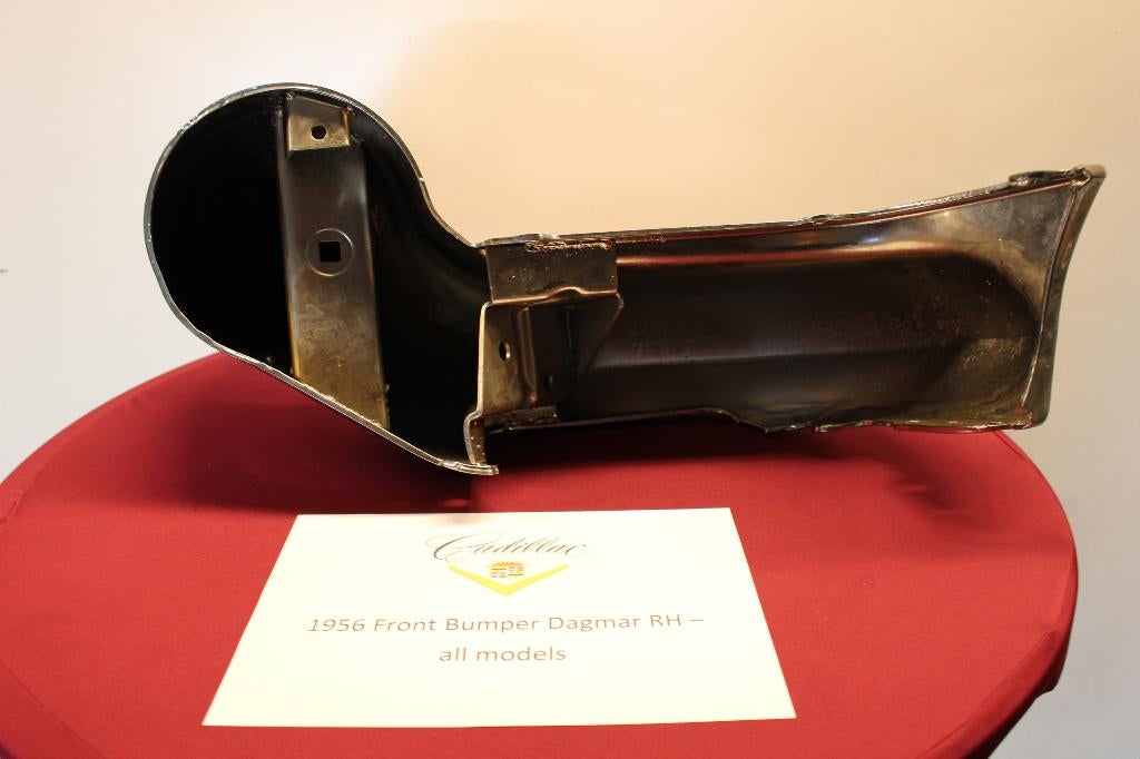1956 Cadillac chrome bumper, nieuw verchroomd, dagmar RH, Ophalen, Voor, Gereviseerd, Cadillac