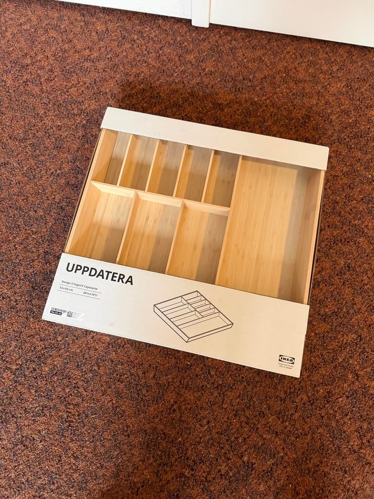 Ikea bestelbak Uppdatera, Ophalen, Nieuw, Hout, Bestekset
