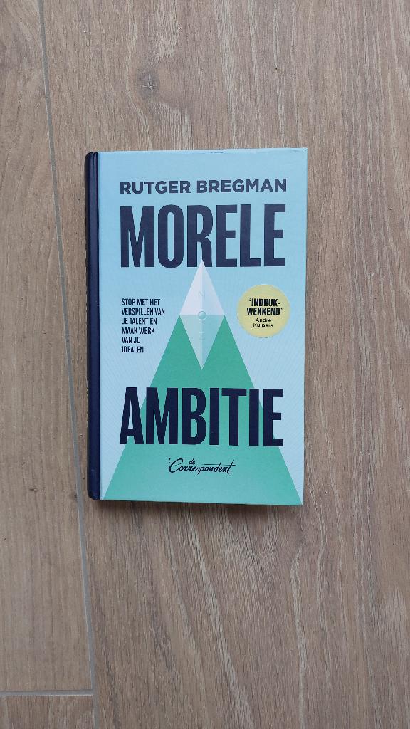 Morele Ambitie - Rutger Bregman, Ophalen of Verzenden, Zo goed als nieuw, Maatschappij en Samenleving, Wereld