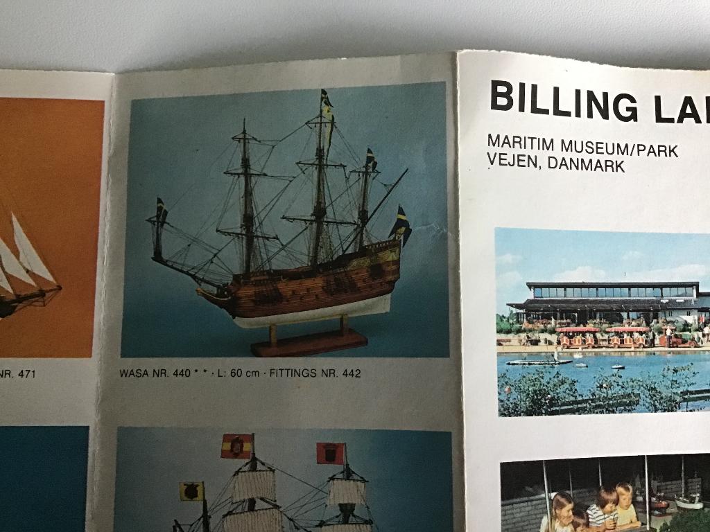 Vintage modelbouw boot Wasa van billing boats, Hobby en Vrije tijd, Ophalen, Zo goed als nieuw, 1:200 of kleiner, Overige merken