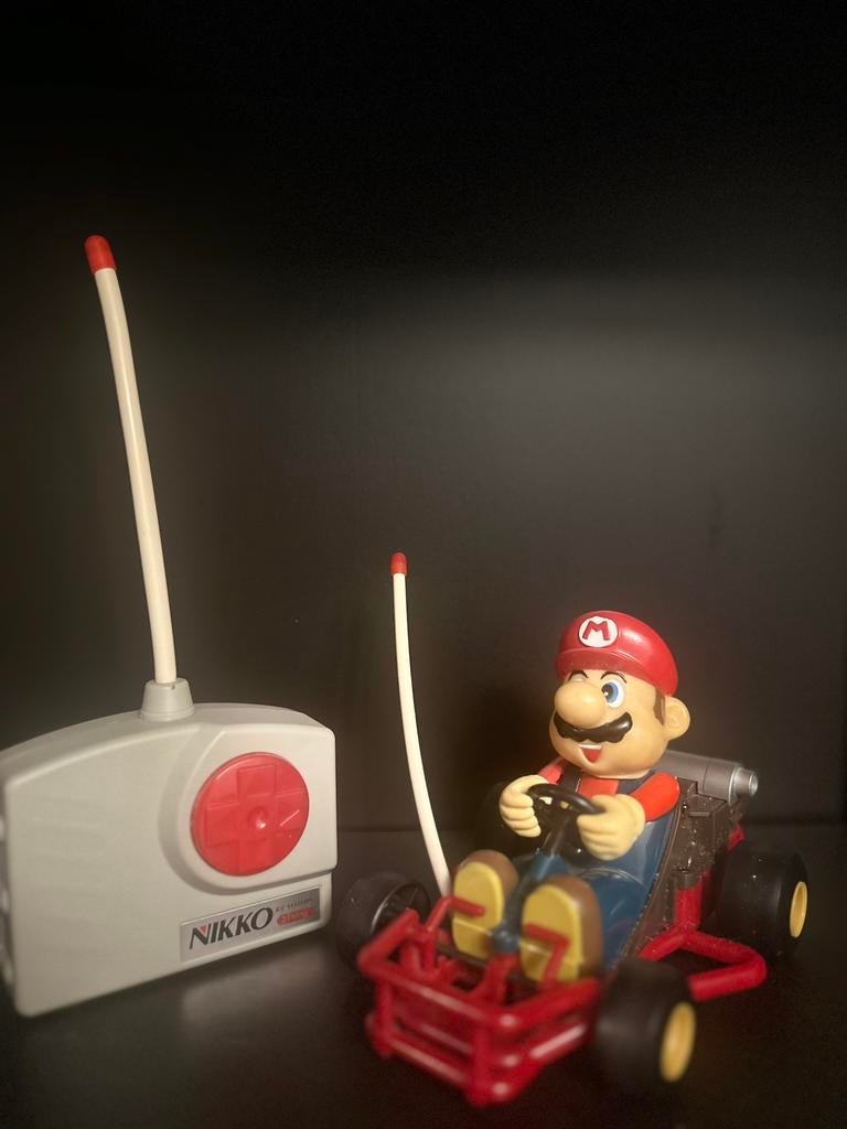 Mario kart speelgoed auto vintage, Ophalen of Verzenden, Zo goed als nieuw