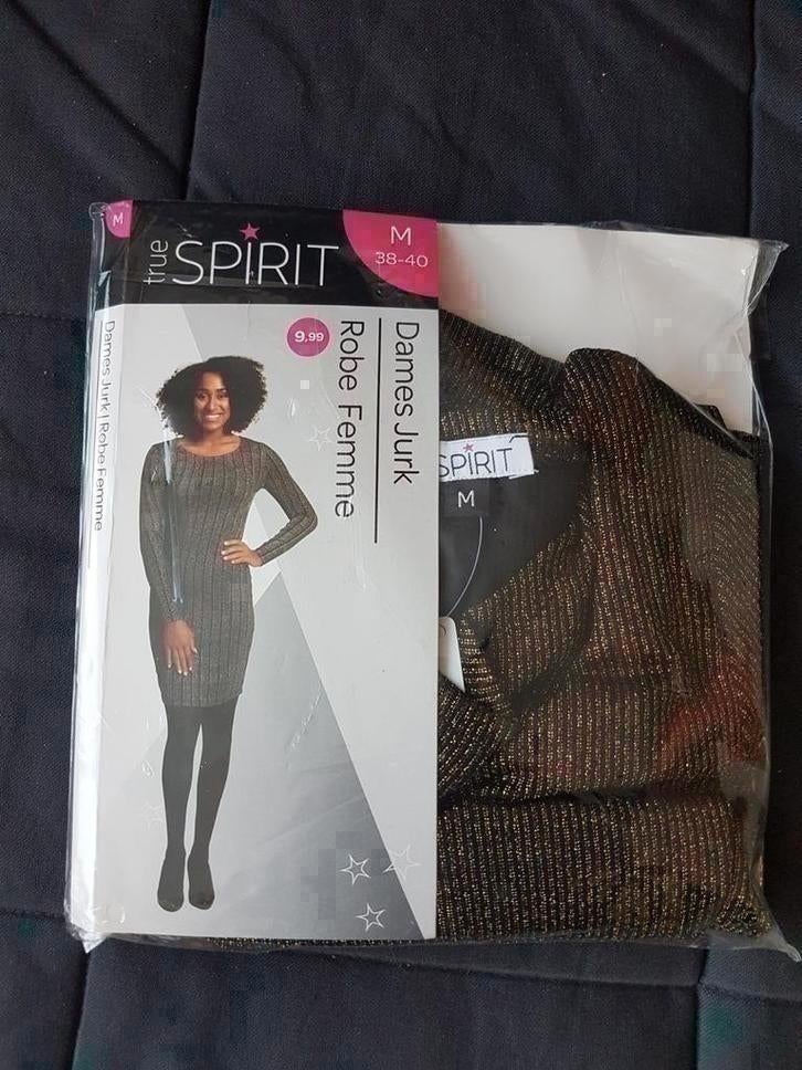 FeestJurken maat M, Kleding | Dames, Jurken, Maat 38/40 (M), Zwart, Nieuw, Ophalen of Verzenden