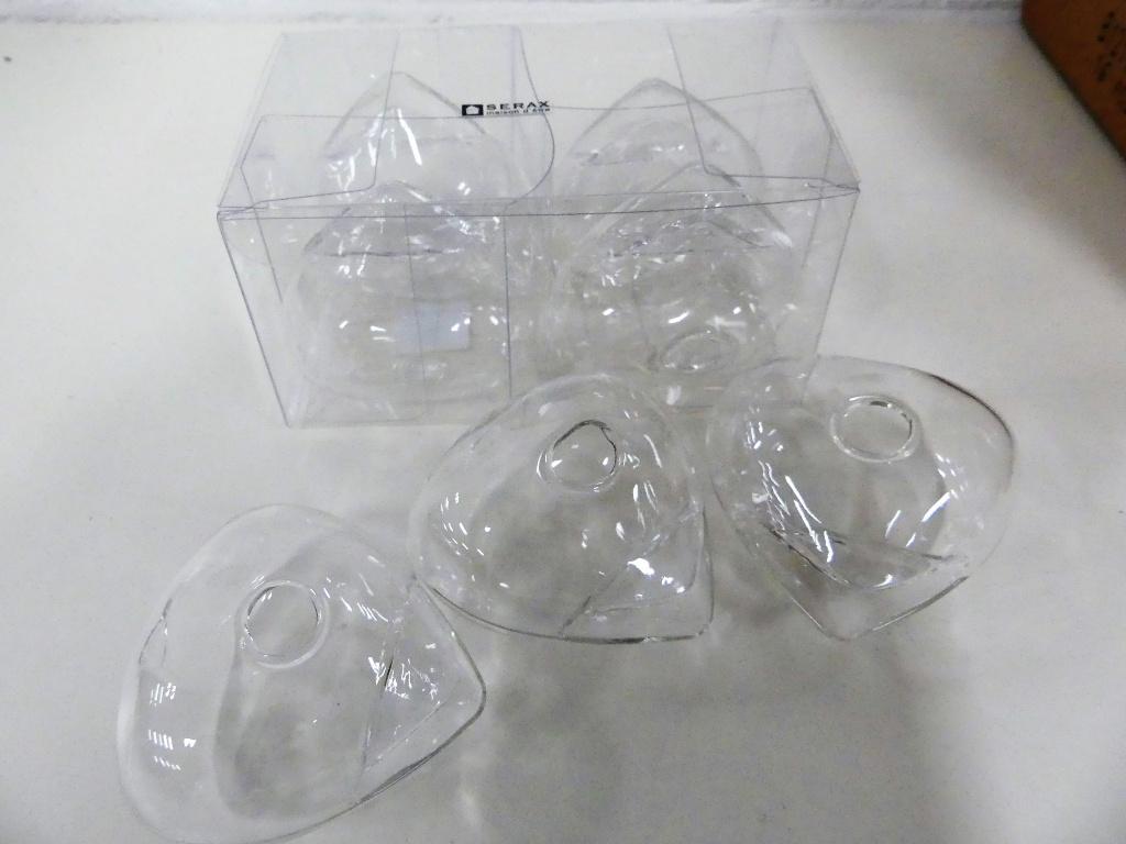 Serax glazen decoratieve vaasjes hartjes, Overige materialen, Overige kleuren, Nieuw, Ophalen of Verzenden