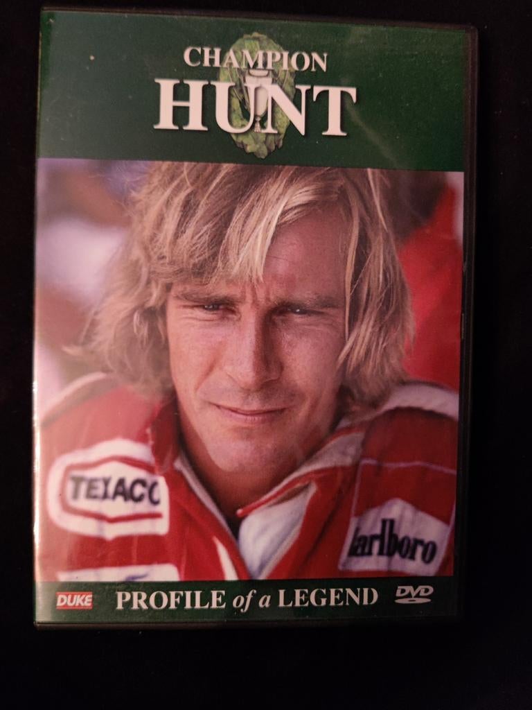 Champion Hunt - James Hunt DVD, Alle leeftijden, Vechtsport, Ophalen of Verzenden, Zo goed als nieuw