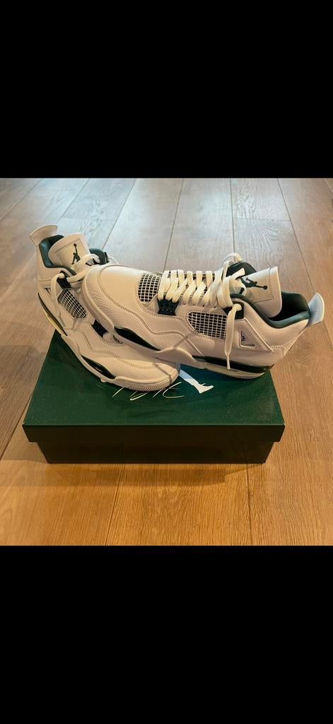Air Jordan 4 oxidized green, Kleding | Heren, Schoenen, Wit, Nieuw, Ophalen of Verzenden, Sneakers of Gympen