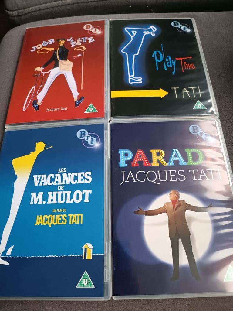 Jacques tati - 4 dvd set, Alle leeftijden, Ophalen of Verzenden, Zo goed als nieuw, Frankrijk