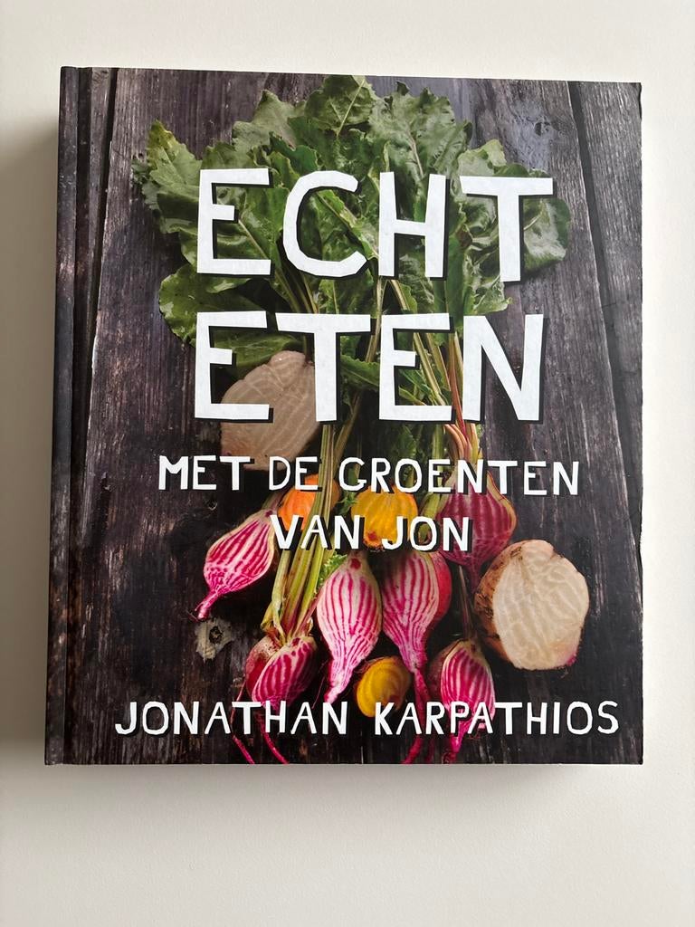 Echt Eten - Jonathan Karpathios Kookboek, Voorgerechten en Soepen, Ophalen of Verzenden, Zo goed als nieuw, Europa