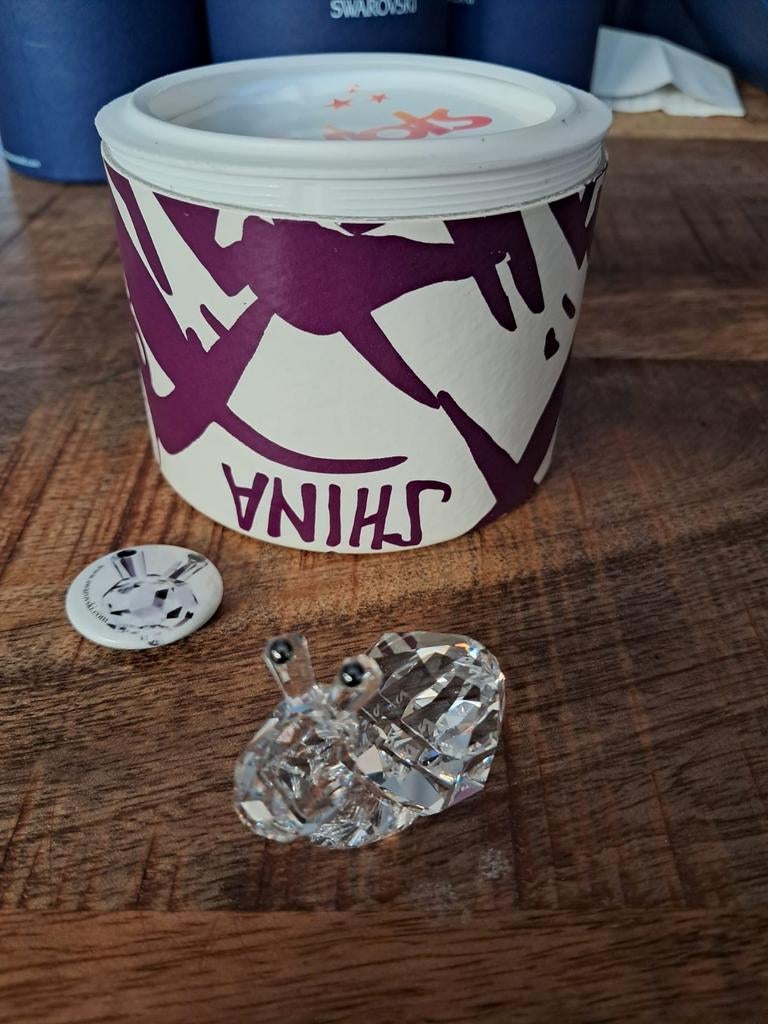 Swarovski Lovelot Slak - Kristallen Figuur, Verzamelen, Swarovski, Ophalen of Verzenden, Zo goed als nieuw, Figuurtje