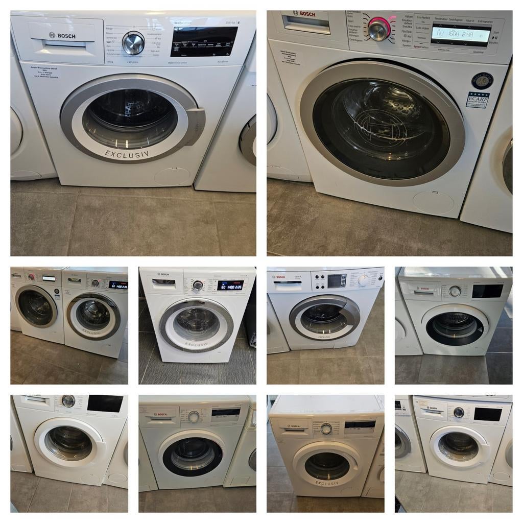 Prachtige Bosch Wasmachines 7/8/9KG/1400/1600Toeren Inc Gara