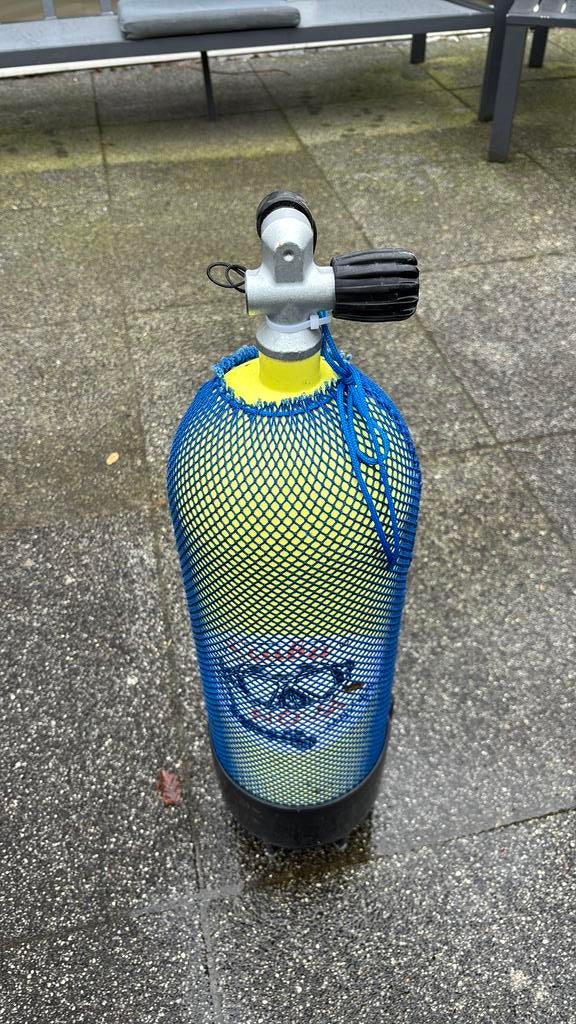Duikfles 10 liter M 25x2, Ophalen, Zo goed als nieuw, Duikfles
