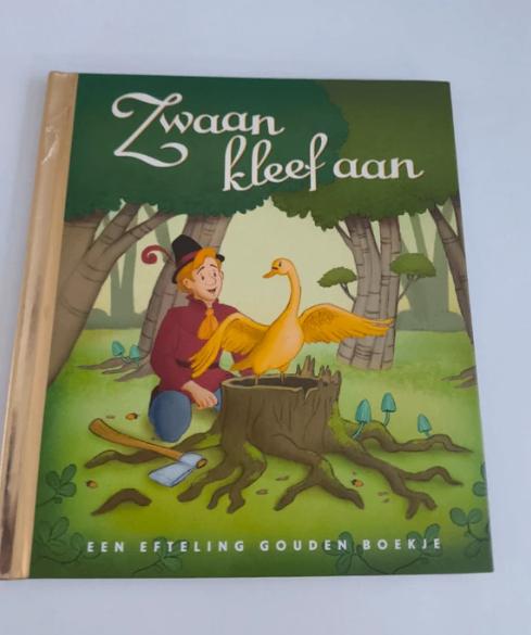 Zwaan kleef aan Efteling gouden boekje, Verzamelen, Efteling, Ophalen of Verzenden, Zo goed als nieuw, Overige typen