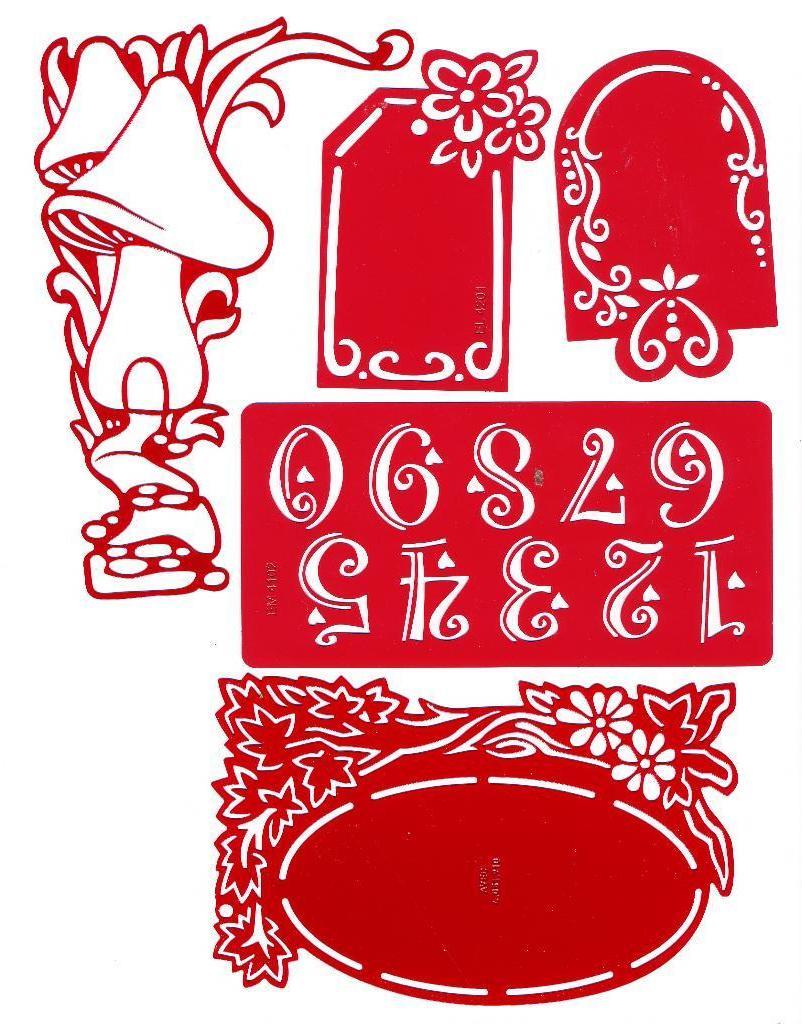Snijmal / Embossing mal ( 5 malletjes), Verzenden, Zo goed als nieuw, Overige thema's, Pons of Mal