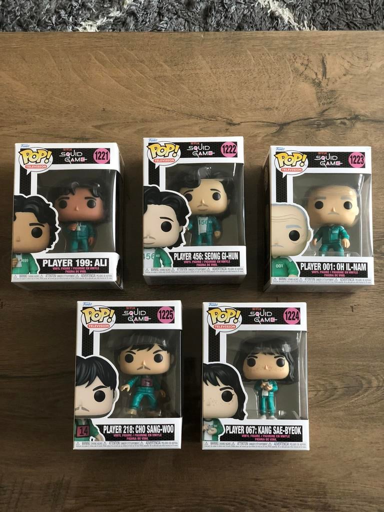 Funko pop Squid Game tv show seizoen 1, Ophalen, Zo goed als nieuw