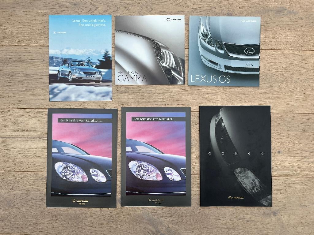 LEXUS GS300 & LEXUS GS430 FOLDERS, Ophalen of Verzenden, Zo goed als nieuw, Overige merken