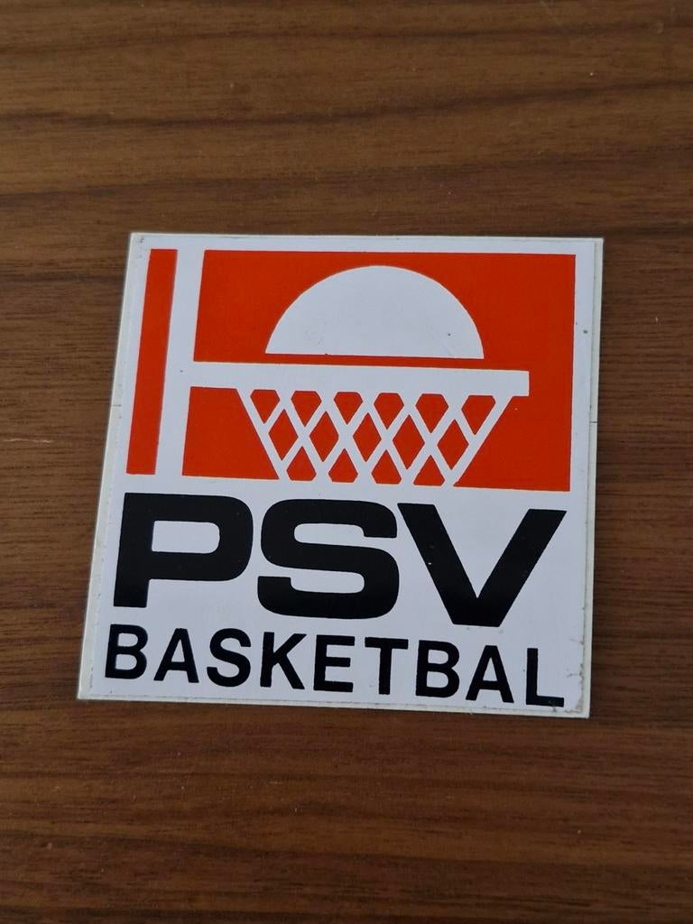 5392 PSV Basketbal Sticker - Zeldzaam!, Verzamelen, Ophalen of Verzenden, Gebruikt, PSV, Poster, Plaatje of Sticker