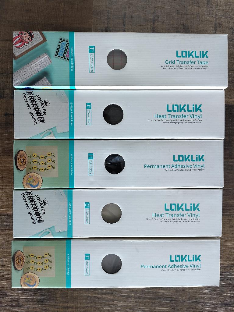 Loklik heat transfer vinyl 4 rollen van 12 meter (Nieuw), Verzenden, Nieuw
