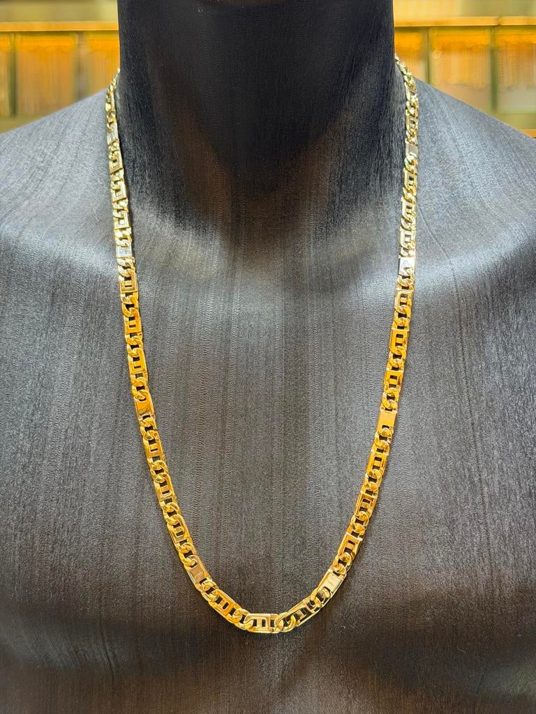 18KT Goud - 62.6 Gram - Ketting - ROLLIE - Herenketting, Ophalen, Nieuw, Goud