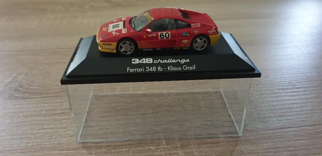 Herpa Ferrari 348 Challenge, Hobby en Vrije tijd, Modelauto's | 1:43, Ophalen of Verzenden, Zo goed als nieuw, Auto, Overige merken