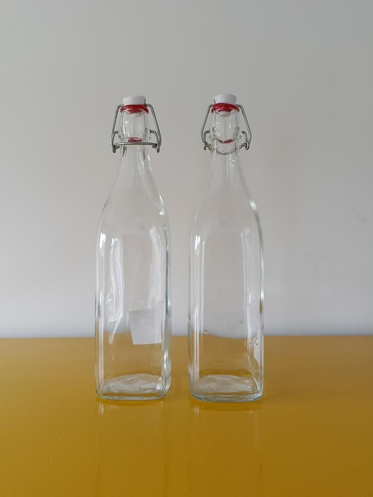 Nieuwe glazen flessen met beugelsluiting, Ophalen of Verzenden, Nieuw