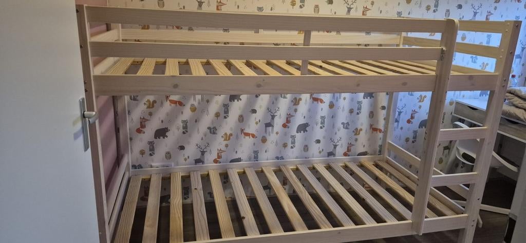Stapelbed voor 2 tot 3 personen, Huis en Inrichting, Slaapkamer | Stapelbedden en Hoogslapers, Ophalen, 90 cm, Tweepersoons, Zo goed als nieuw