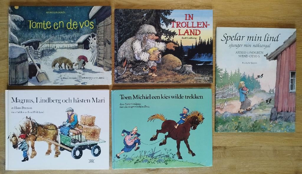 Diverse prentenboeken van Scandinavische schrijvers, Ophalen of Verzenden, Gelezen, Diverse auteurs, Prentenboek
