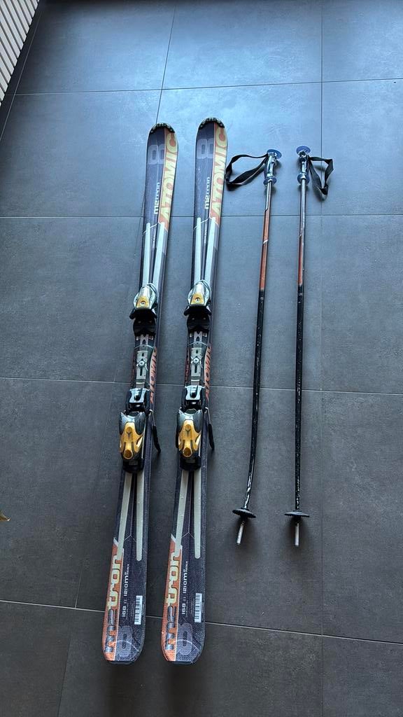 Atomic ski’s, Sport en Fitness, Skiën en Langlaufen, Ophalen, 160 tot 180 cm, Gebruikt, Atomic