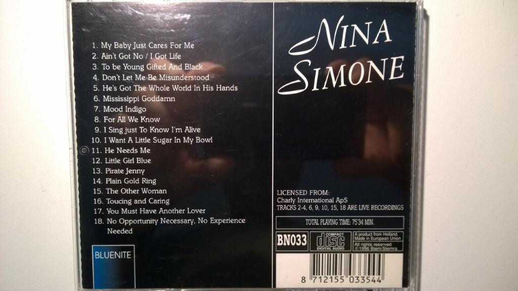 Nina Simone - My Baby Just Cares For Me (Bluenite), Ophalen of Verzenden, 1960 tot 1980, Zo goed als nieuw, Jazz