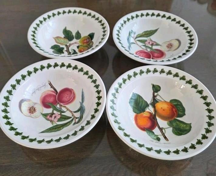 Portmeirion pomona pap schalen 4x 17cm, Huis en Inrichting, Ophalen of Verzenden, Overige stijlen, Glas, Schaal of Schalen