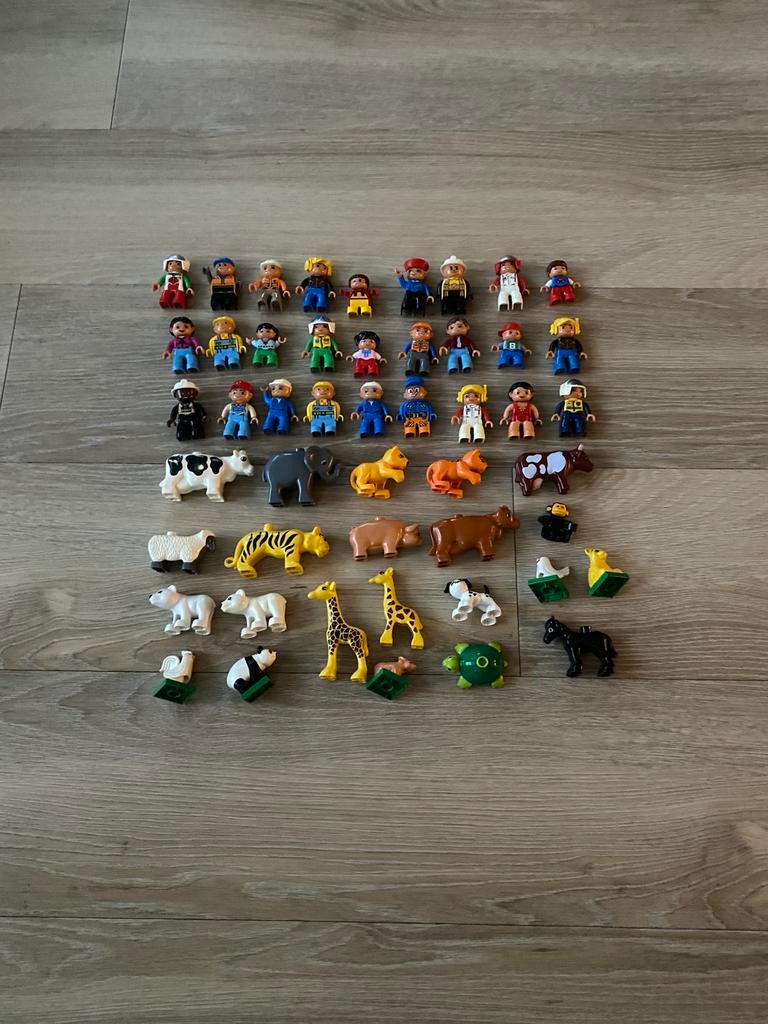 Duplo diverse  mensen/dieren partij., Ophalen of Verzenden, Zo goed als nieuw, Duplo