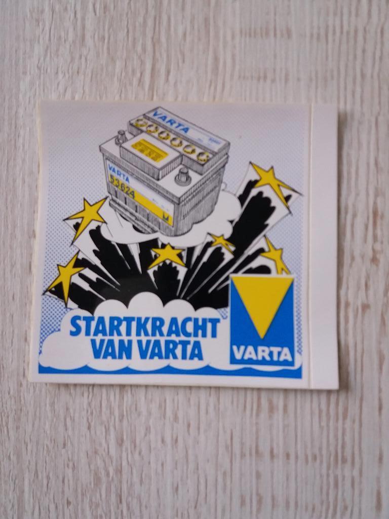sticker STARTKRACHT VAN VARTA, Verzamelen, Ophalen of Verzenden, Zo goed als nieuw, Merk