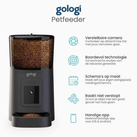 Gologi Dierenvoeding Automaat met camera en audio (nieuw), Ophalen of Verzenden, Overige soorten