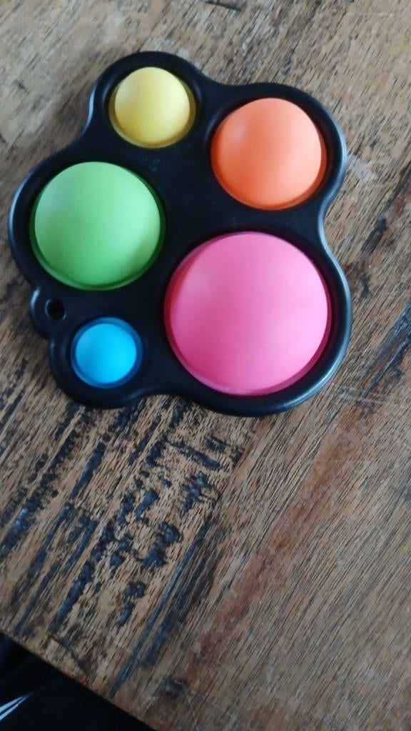 Kleurrijke Simple Dimple Fidget Toy, Ophalen of Verzenden