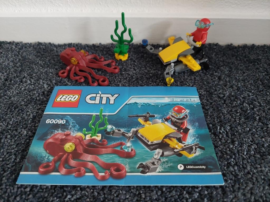 Lego City Diepzee Duik Scooter 60090

Compleet incl boekje, Ophalen of Verzenden, Zo goed als nieuw