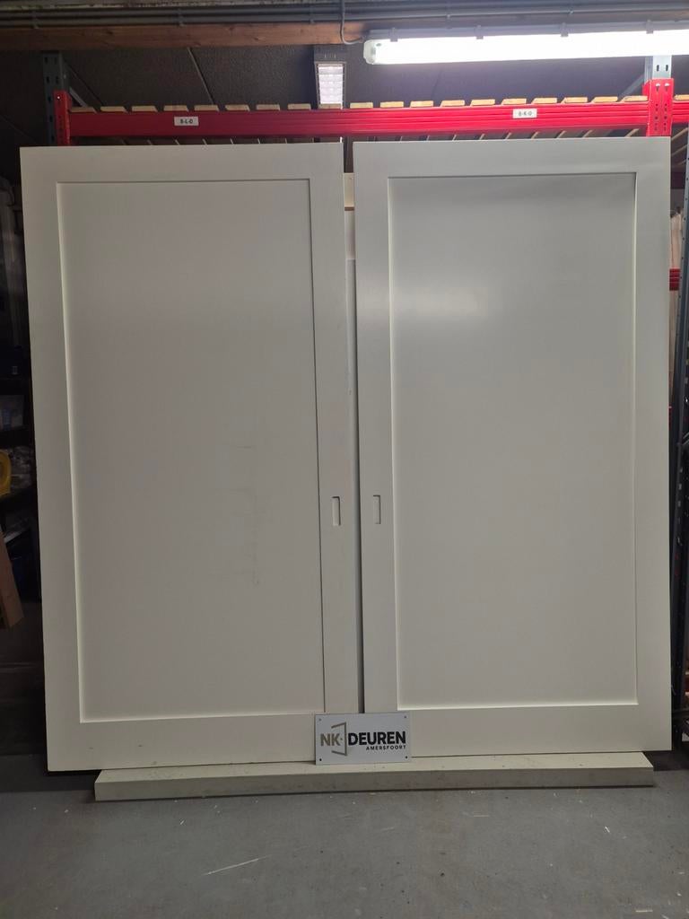 Mooie GROTE schuifdeuren (260x256 BxH) Ongebruikt, Ophalen, Binnendeur, Nieuw, Glas