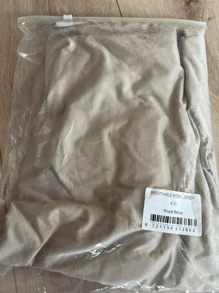 By Enti Modal Jersey Hoofddoek Beige, Ophalen of Verzenden, Nieuw, One size fits all, Hoed