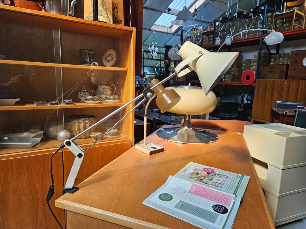 Vintage Ikea bureaulamp, Huis en Inrichting, Lampen | Tafellampen, Gebruikt, 75 cm of meer, Metaal, Ophalen of Verzenden