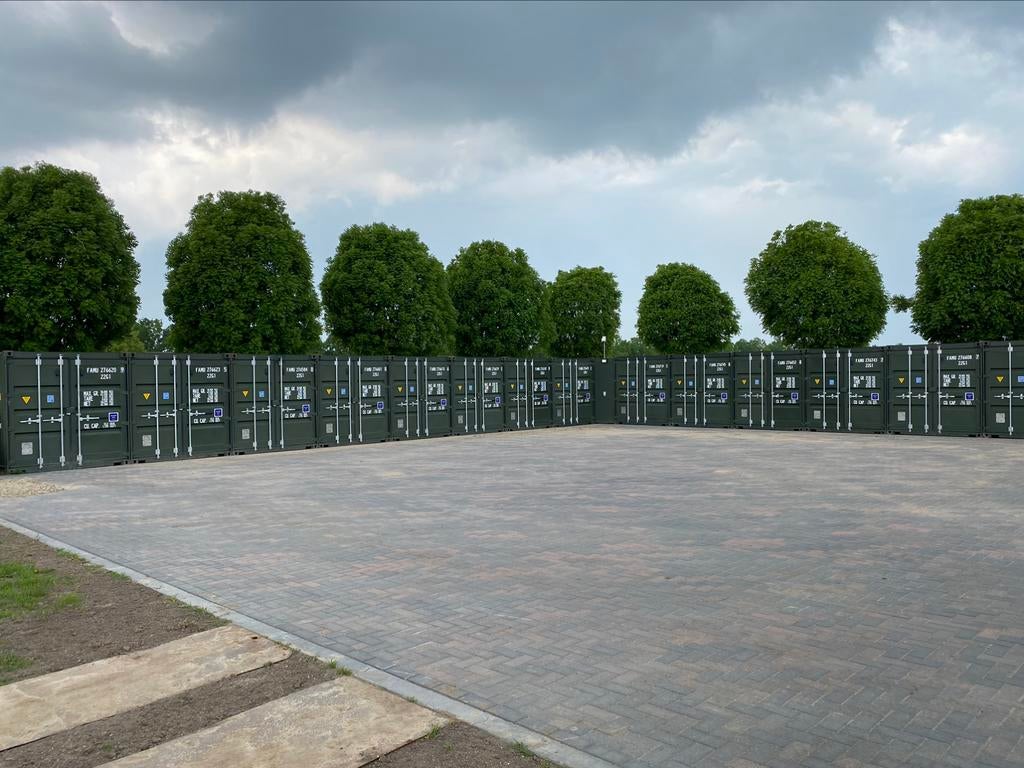 Huur opslagruimte container Beuningen Winssen Nijmegen, Ophalen