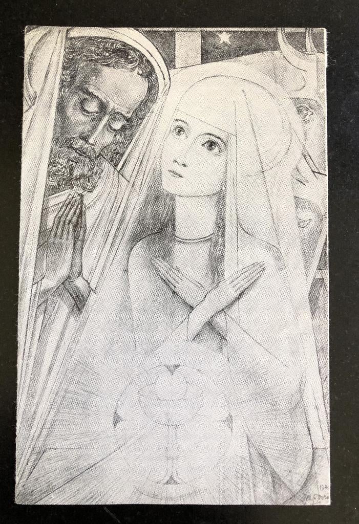 Advent kaartje Toorop, Verzamelen, Ophalen of Verzenden