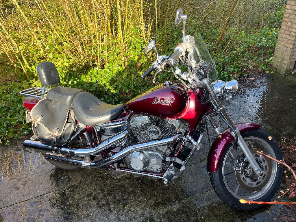 Prachtige Honda VT 1100 Shadow - dé motor om te toeren, Motoren, Cardan-aandrijving, 2 cilinders, Particulier, Meer dan 35 kW