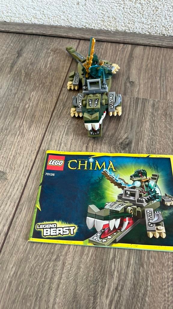 Krokodil legendebeest 70126 | Legends of Chima, Ophalen of Verzenden, Zo goed als nieuw