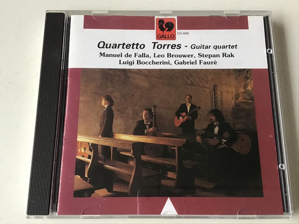 Quartetto Torres Guitar Quartet/ De Falla/ Brouwer/Rak, Ophalen of Verzenden, Romantiek, Zo goed als nieuw, Kamermuziek